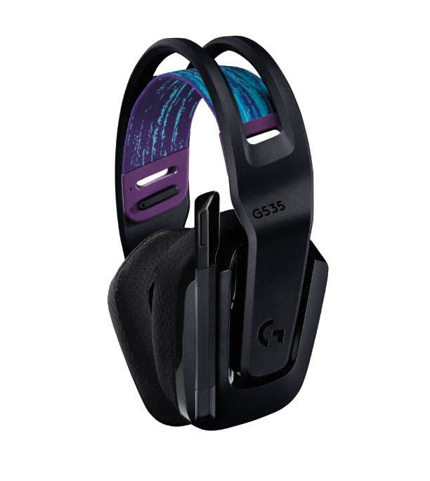 LOGITECH G535 NEGRO / AUDIFONO CON MICROFONO INALAMBRICO LIGHTSPEED / RECARGABLE POR USB / COMPATIBLE CON PC, PS4, PS5