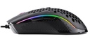 REDRAGON STORM ELITE M988 RGB / MOUSE GAMER RGB / SENSOR 3389 PIXART / 8 BOTONES PROGRAMABLES / 32,000DPI / PESO 85G / COLOR NEGRO