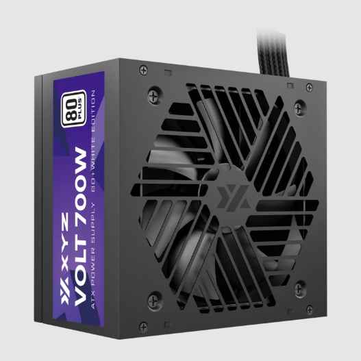 XYZ VOLT / FUENTE DE PODER DE 700W / 80+ BRONCE / CABLES PLANOS / PFC ACTIVO / ABANICO SILENCIOSO DE 120MM / CAPACITORES TEAPO