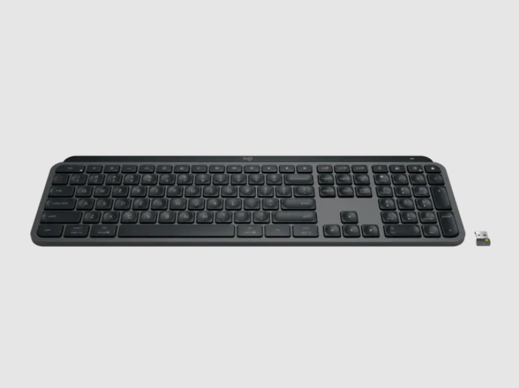 LOGITECH MX KEYS FOR BUSINESS / TECLADO INALAMBRICO & BLUETOOTH ILUMINADO / TECLAS BAJO PERFIL / IDIOMA INGLES / CAJA OEM