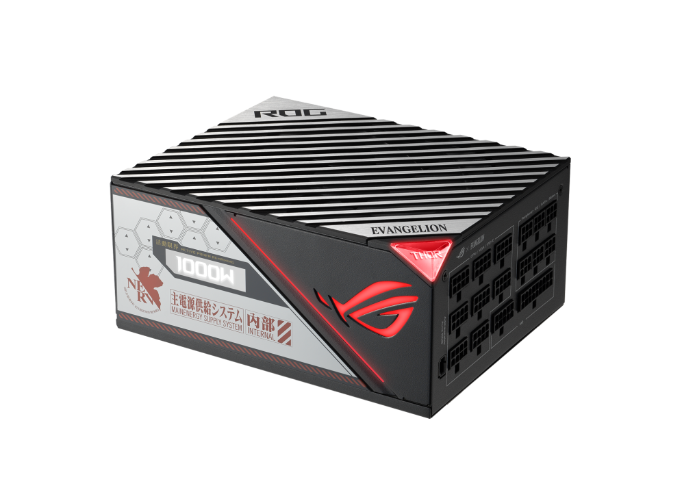 ASUS ROG THOR 1000W PLATINUM II EVA EDITION / FUENTE DE PODER DE 1000W / 80 PLUS PLATINUM CERTIFICADO LAMBDA A++ / PANEL OLED / LUCESARGB