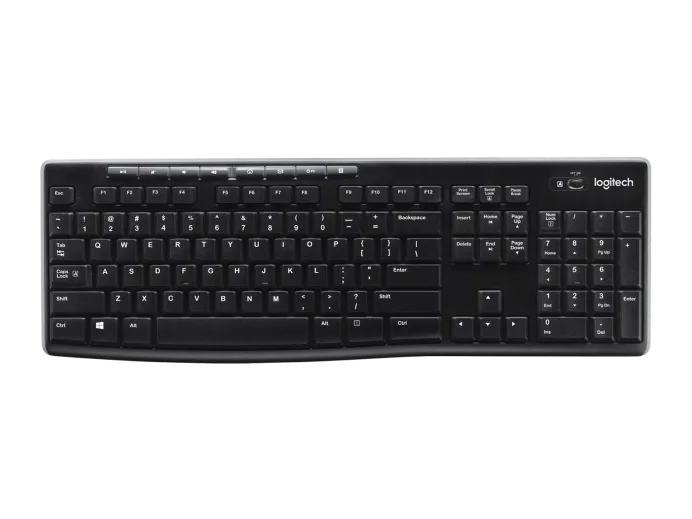 LOGITECH K270 / TECLADO INALAMBRICO 2.4GHZ / RECEPTOR USB / RESISTENTE A SALPICADURA / ESPAÑOL