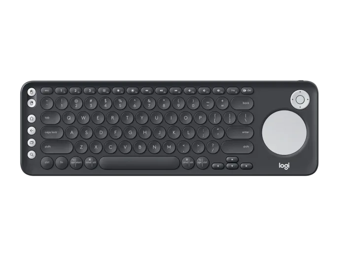 LOGITECH TY K600 - ESPAÑOL / FUNCIONA COMPUTADORA, TELEFONO, SMART TV / TOUCH PAD E D-PAD/ DOBLE CONEXION USB & BLUETOOTH / MANDO DE DIRECCION