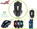 KINGMOX C5 - MOUSE OPTICO RGB ALAMBRICO / USB 2.0 /