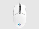 LOGITECH G203 LIGHTSYNC BLANCO / 6 BOTON PROGRAMABLE / 8K DPI / FULL SPECTRUM RGB / CONEXION USB